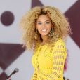 Beyoncé chante en direct dans l'émission Good Morning America. New York, le 1er juillet 2011.