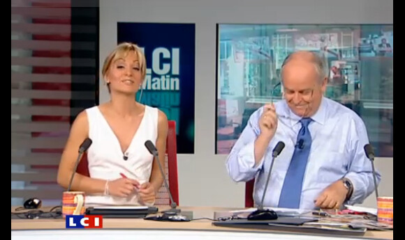 Audrey Crespo-Mara et Jean-François Rabilloud très émus lors de la dernière émission de la Matinale sur LCI