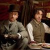 Image du film Sherlock Holmes 2 avec les charmants Jude Law et Robert Downey Jr.