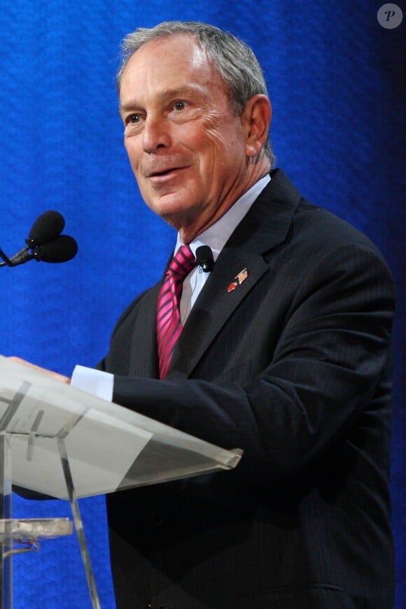 Michael Rubens Bloomberg lors de la remise des prix de L'Imagine Cup 2011. Le 13 juillet 2011, à New York City