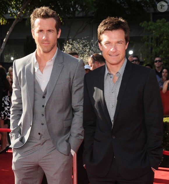 Ryan Reynolds et Jason Bateman aux ESPY Awards, à Los Angeles, le 13 juillet 2011.