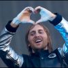 David Guetta, en concert avec les Black Eyed Peas, à Madrid le 14 juillet 2011