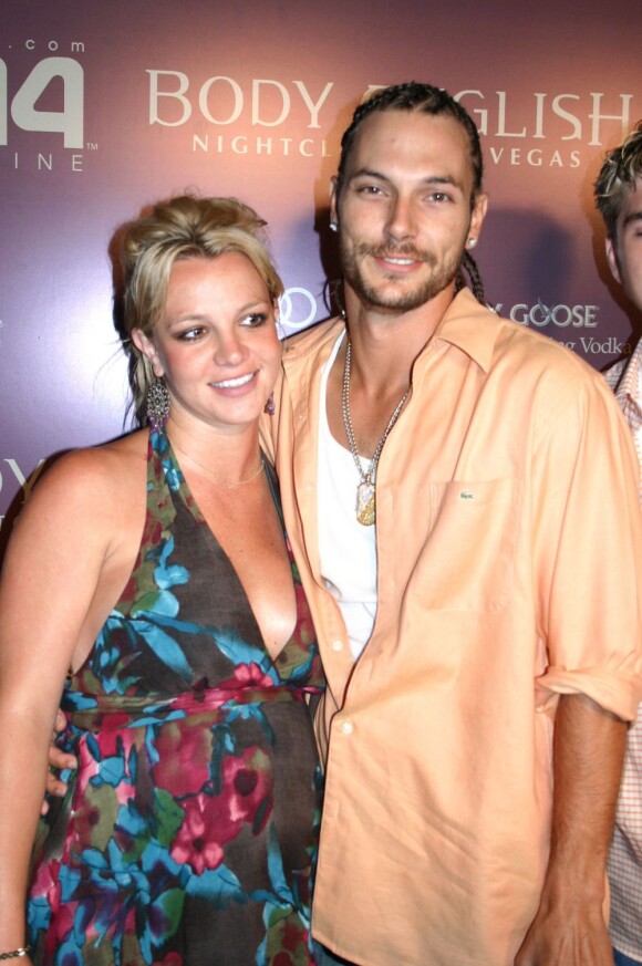 Kevin Federline, ici avec Britney Spears, à Las Vegas en juillet 2005.