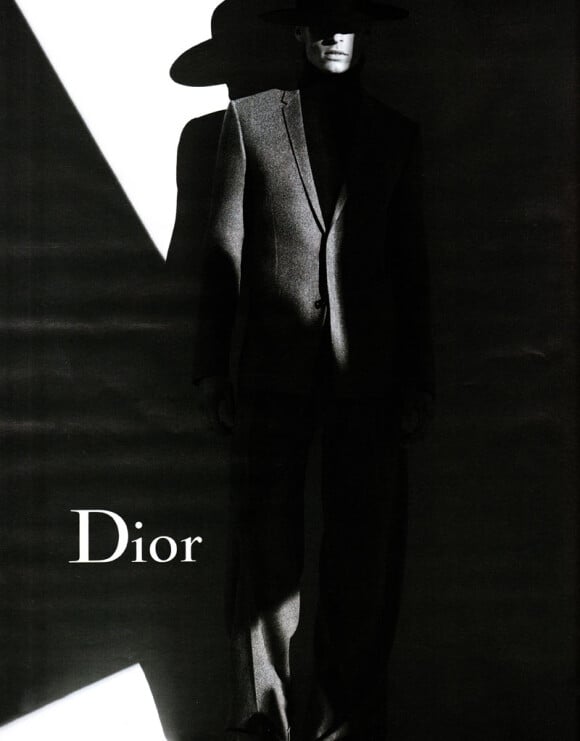 Baptiste Giabiconi photographié par Karl Lagerfeld pour la campagne Dior Homme