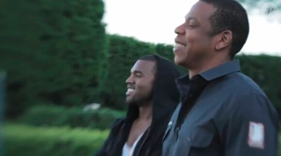 Kanye West et Jay-Z dans le making of de Watch The Throne