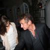 Sean Penn et Stacey Koplin à la sortie d'un restaurant de Miami, mi-juillet 2011.