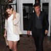 Sean Penn et Stacey Koplin à la sortie d'un restaurant de Miami, mi-juillet 2011.