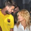 Shakira et Gerard Piqué à Miami lors d'une conférence de presse à Miami, annonçant le partenariat entre le FC Barcelone et la fondation de la chanteuse. Le 2 août 2011