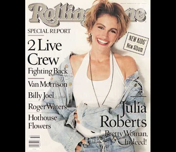 Julia Roberts décroche la couverture du Rolling Stone en août 1990.