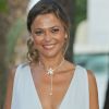 Sandrine Quétier superbe au 63e bal de la Croix Rouge à Monaco le 5 août 2011