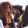 Rihanna en vacances à La Barbade, le 6 août 2011.