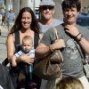 Alanis Morissette, son mari souleye et leur fils Ever à Los Angeles le 27 juillet 2011