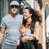 Alanis Morissette, son mari souleye et leur fils Ever à Los Angeles le 27 juillet 2011