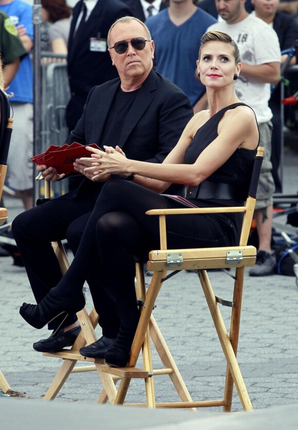 Michael Kors et Heidi Klum en juin 2011 à New York