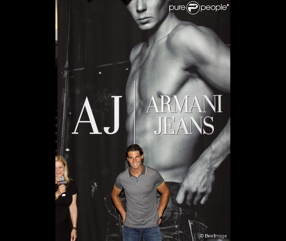 Rafael Nadal A Presente La Nouvelle Campagne Emporio Armani Underwear A New York Le 25 Aout 2011 Purepeople