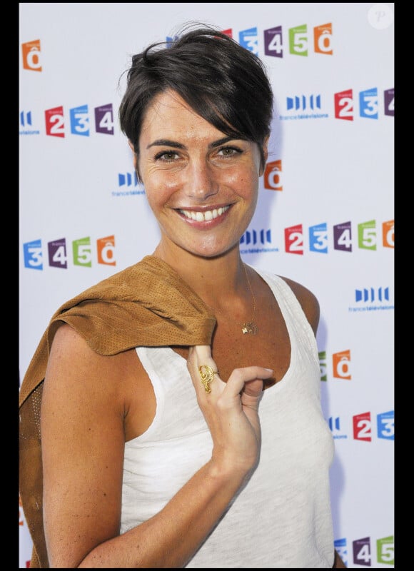 Alessandra Sublet à la rentrée de France Télévisions en septembre 2010