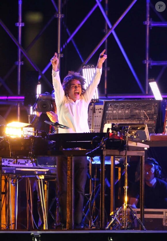 Jean-Michel Jarre, concert pour les noces de Charlene et Albert de Monaco, le 1er juillet 2011.