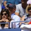 Mirka Federer est venue encourager son mari Roger avec ses jumelles lors du second tour de l'US Open le 2 septembre.