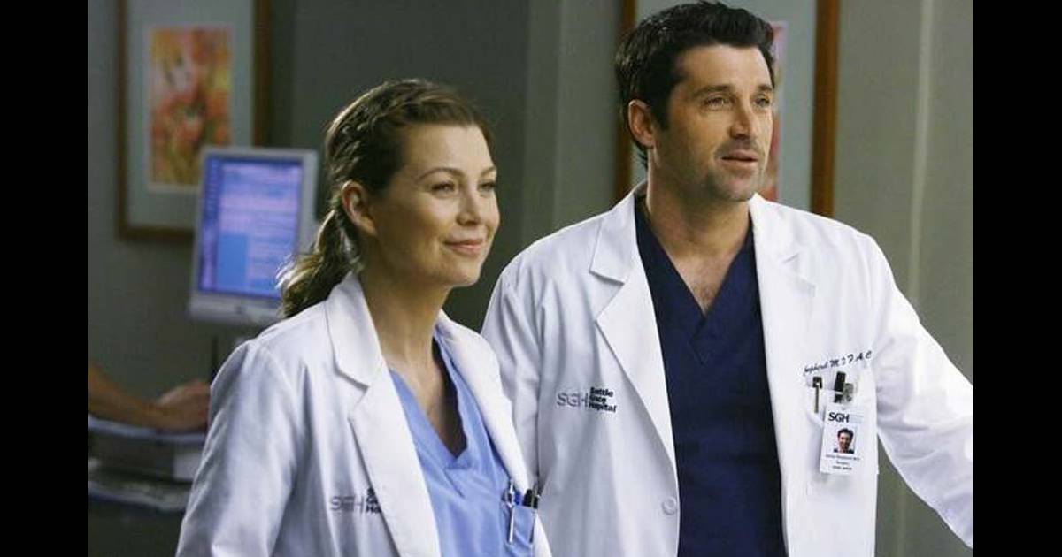 Patrick Dempsey et Ellen Pompeo dans Grey