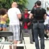 Jermaine Jackson sur le tournage de son clip, à Venice, septembre 2011.