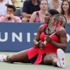 Serena Williams a employé les grands moyens pour éliminer Victoria Azarenka lors du troisième tour de l'US Open le 3 septembre 2011, grand écart compris !