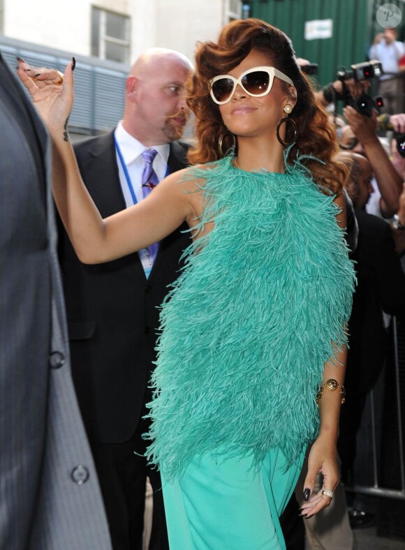 Rihanna en août 2011 à Londres