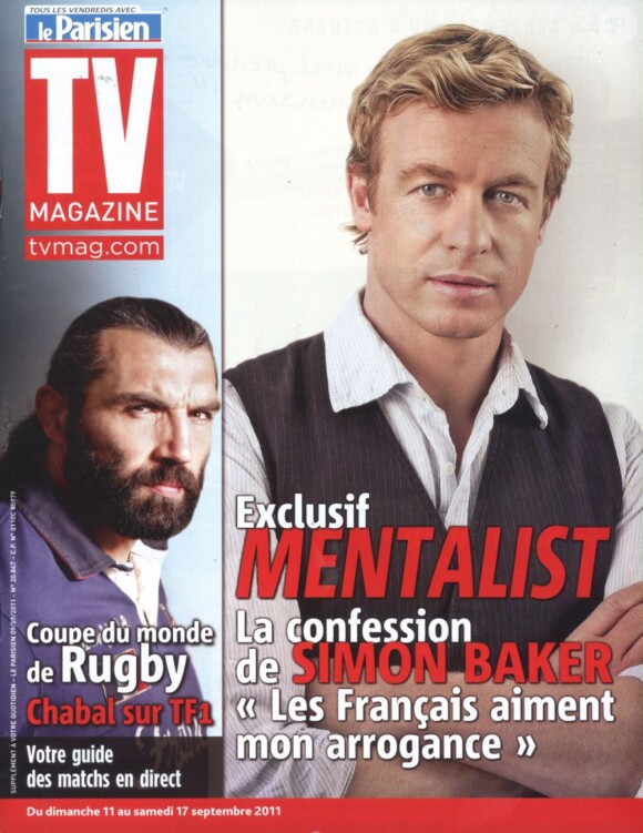 Couverture de TV Magazine - du 11 au 17 septembre 2011