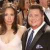 Chaz Bono et sa fiancée Jennifer Elia, lors de la soirée des Creative Arts Emmy Awards, à Los Angeles, samedi 10 septembre 2011.