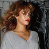 Rihanna sort de son hôtel de New York pour se rendre à un shooting photo le 11 septembre 2011
 
 