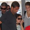 Athina Onassis, son époux Doda, et son adorable belle-fille Vivienne, quittent le Brésil. 5 septembre 2011