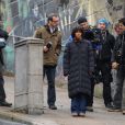 Halle Berry concentrée sur le tournage de  Cloud Atlas     le 15 septembre 2011 à Glasgow  