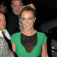 Britney Spears assiste à la soirée de lancement de sa tournée européenne, vendredi 16 septembre 2011, au Sanctum Soho Hotel, à Londres.