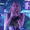 Avril Lavigne se produit sur la scène du Zénith de Paris, le samedi 17 septembre, dans le cadre de sa tournée Black Star Tour.