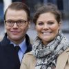 La princesse Victoria de Suède, enceinte et son époux le prince Daniel, tout sourire, en visite à Turku, capital de la culture 2011, en Finlande, le 19 septembre 2011