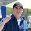 John Travolta sur le tournage de Savages, en Californie, le 9 septembre 2011.