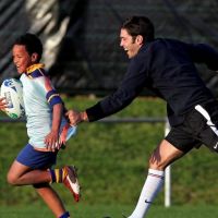 Mondial de Rugby : Les Bleus battus par des enfants... avec le sourire !