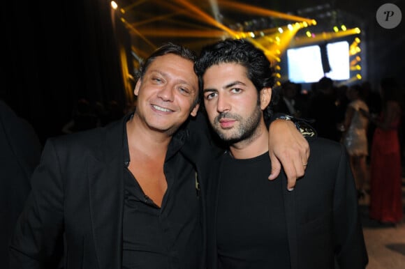Valéry Zeitoun et John Mamann lors des 25 ans de Paris Première au Grand Palais, le 20 septembre 2011