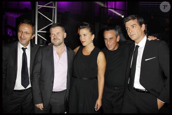 JACQUES EXPERT, ERIC NAULLEAU, KARINE BLOUET présidente de la chaîne Paris Première, THIERRY ARDISSON, XAVIER DE MOULINS