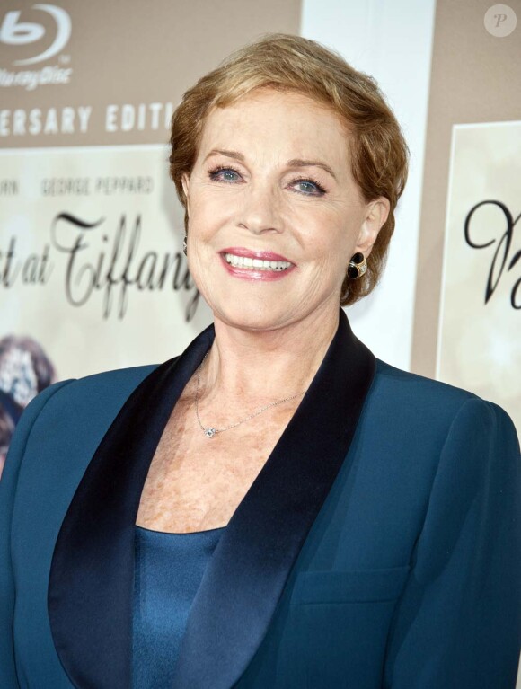 Julie Andrews au cinquantième anniversaire de Diamants sur canapé de son défunt compagnon Blake Edwards, à New York, le 20 septembre 2011.