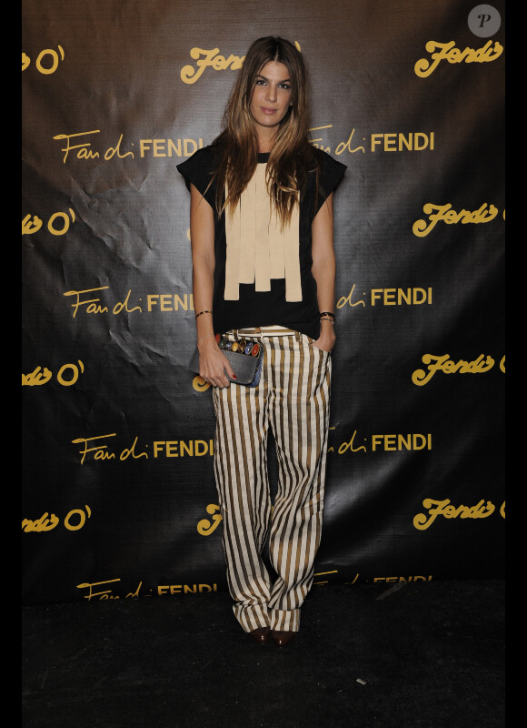 Bianca Brandolini d'Adda lors de la soirée Fendi à Milan le 22 septembre 2011