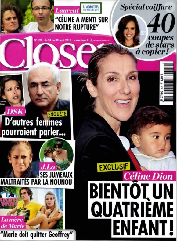 Le magazine Closer en kiosques samedi 24 septembre.