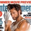 L'acteur Hugh Jackman, dans la peau de Wolverine en Une de Entertainement Weekly. Avril 2009.
