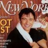 L'acteur et grand fan de sports Hugh Jackman, pose serviette à la main pour le magazine NewYork. Septembre 2003.