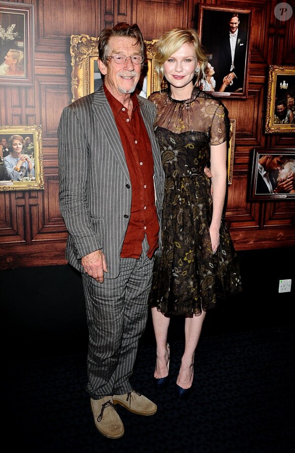 à l'avant-première de Melancholia à Londres, le 28 septembre 2011