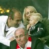 Arjen Robben, sa femme Bernardien Eillert et le petit Luka le 25 septembre 2010 à Berlin