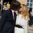 Rachel Zoé et son époux à leur arrivée au défilé Dior 