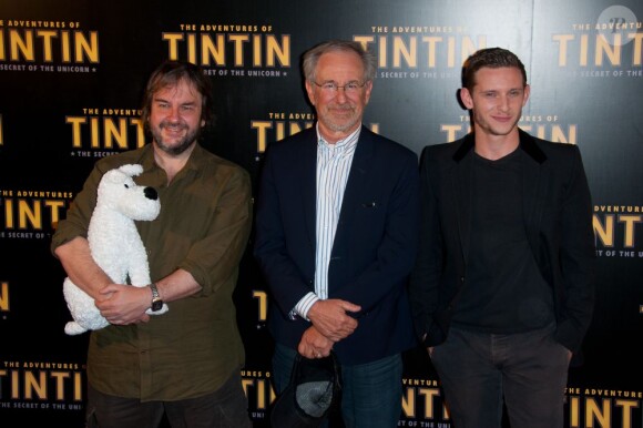 Le 19 juillet 2011 à Paris, Steven Spielberg, l'acteur Jamie Bell et Peter Jackson (Le Seigneur des Anneaux), producteur du film. Il devrait également réaliser réaliser un futur volet de la saga.