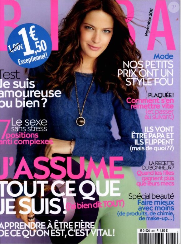 La couverture du magazine Biba de novembre 2011