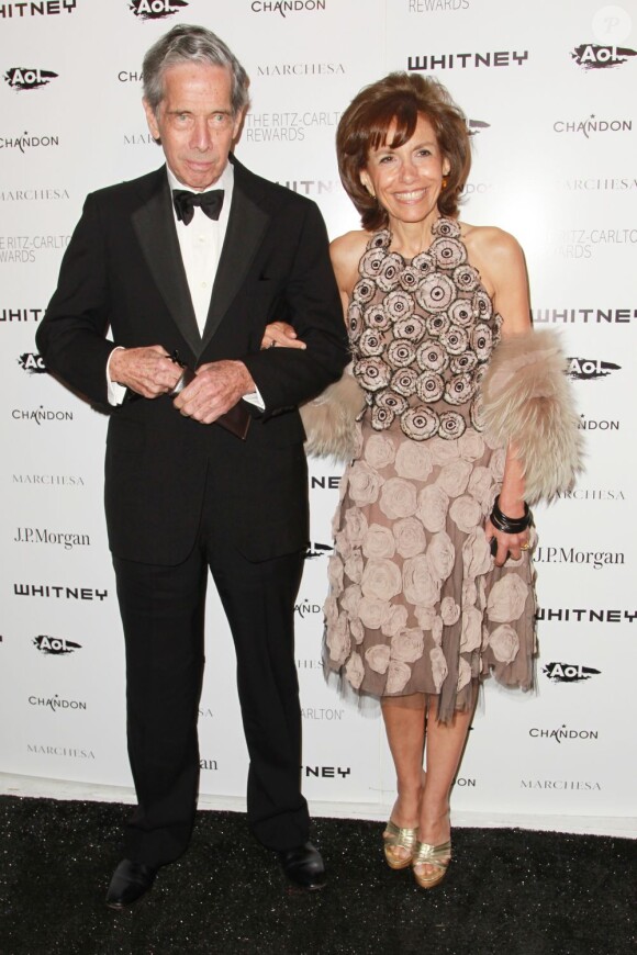 Calvin Tomkins et Dodie Kazanjian au Whitney Gala and Studio Party à New York le 5 octobre 2011