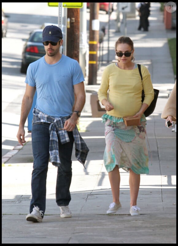Natalie Portman et Benjamin Millepied à Los Angeles le 28 février 2011.